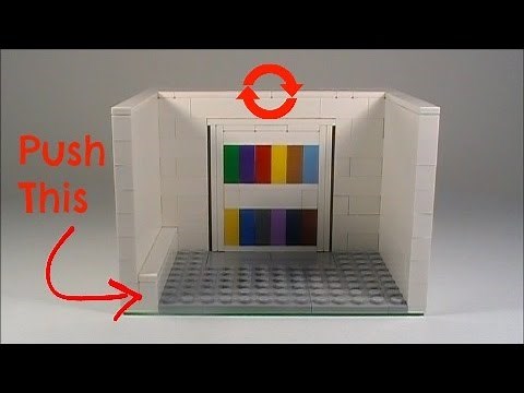 Tutorial- LEGO Rotating Bookshelf That Leads into a Secret Room