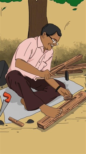 random animation #animationvideo #animation#carpenter#animationshorts