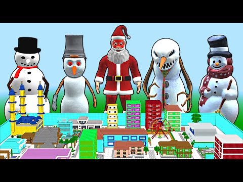 SCARY SANTA CLAUS GANG IS ATTACKING THE CITY! 😱 - Minecraft