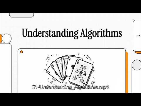 Introduction to Computer Science: Understanding Algorithms