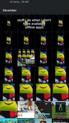 stuff i do when I don't have available offline apps