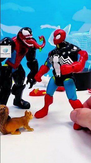 Spider-Man vs Venom Showdown! 🕷️ Epic Toy Battle for Kids!