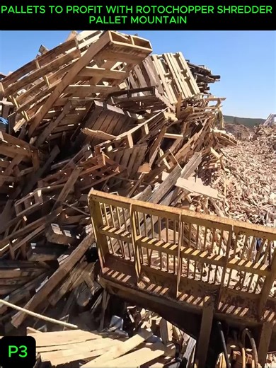 Turning Pallets into Profit with Rotochopper Shredder