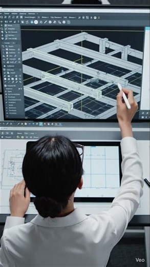 Rooftop Solar Structure Design with RHS & C-Channel | Step-by-Step Layout #sketchup