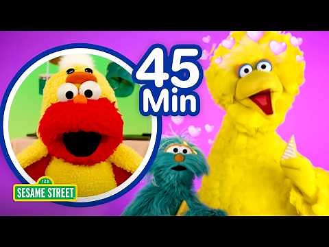 20 Nursery Rhymes with Elmo & Friends😃🚌🐤 | 40 Minutes | Sesame Street