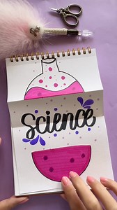 12 Aesthetic Science Front Page Ideas | Cute & Creative Notebook Covers for Students #nhuandaocalligraphy #lettering #frontpage | Nhuan Dao Calligraphy