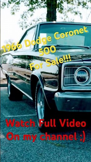 1966 Dodge Coronet 500 2 door with a 440 Big Block **For Sale!!** watch video! #classiccarforsale