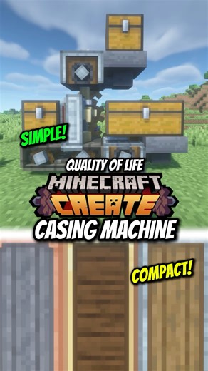 QOL Casing Machine Minecraft Create #createmod #minecraft