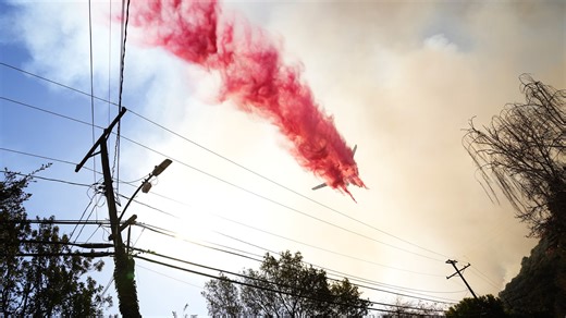 What's the red stuff dropped on fires? Here's why fire retardant is red