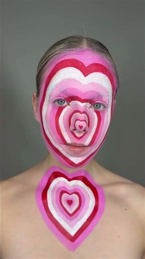 TRIPPY MAKEUP TUTORIAL 🩷 #creativemakeup #makeup #tutorial