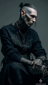 Post-black metal fashion meets dark fantasy — with a glint of vamp energy. . Animations made with @klingai_official @hailuoai_official Images: Midjourney v7 Edited in Adobe Photoshop and After Effects . #fantasyart #vampire #fashion #fangs #aifashion #metalmusic #metalculture #aiart #darkart #photoshoot #photosessions #aiart #conceptart #aivideo #aireel #darkfantasy | Snilomisheze