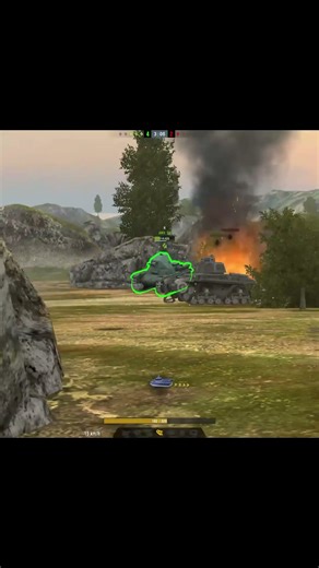 "WOT Blitz Epic Tank Kill | One Shot Knockdown Gameplay"