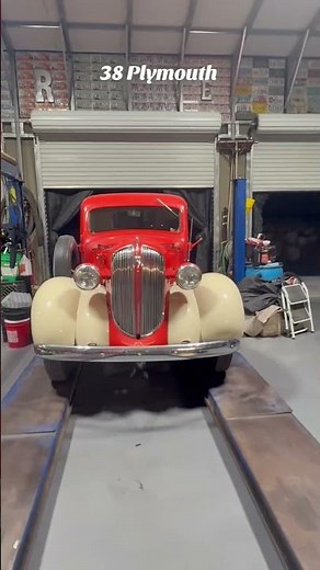 #mancave #automobile #mechanic #oldschool #1938 #plymouth #plymouthrock #hotrod #dodgetrucks