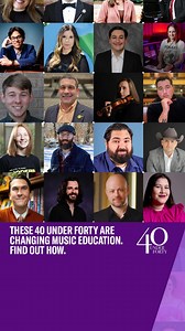 6.9K views · 37 reactions | Meet the 2025 class of Yamaha “40 Under 40” music educators and discover how these up-and-coming teachers are making themselves heard by changing music education. Learn more about Yamaha’s “40 Under 40” Program here: yamaha.io/40Under40FB | Yamaha Music USA | Facebook