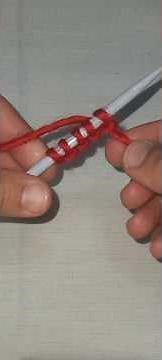 Como montar puntos en dos agujas #tejidoparaprincipiantes #tejidodosagujas