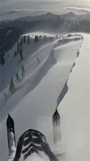 That first drop felt illegal... 🤯❄️