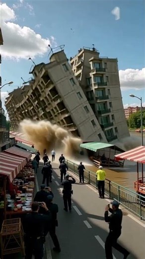 satisfying demolition #buildingdemolition #youtubeshorts