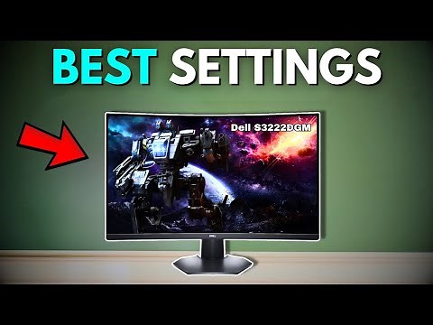 Best Settings For Dell S3222DGM