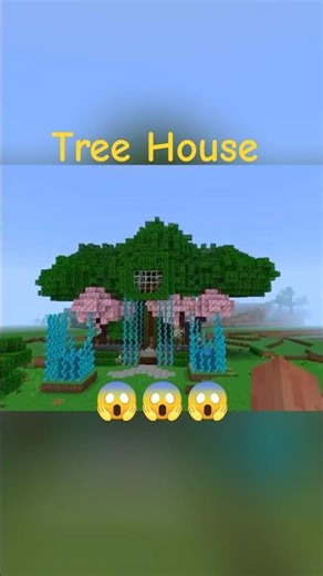 Built An Epic TREE HOUSE In Minecraft! 🌳 (Part 3) #shorts