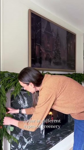 Holiday Fireplace Decor Inspiration