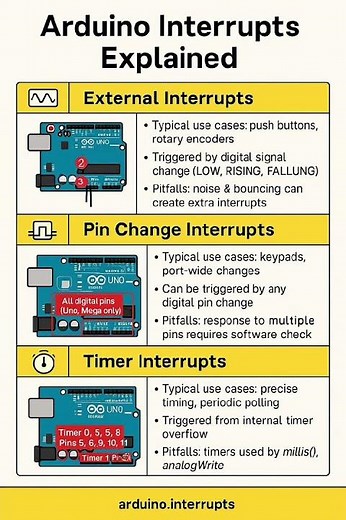 Arduino Interrupts Explained