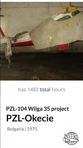 1975 PZL-104 Wilga 35 Project FOR SALE | Unique Bush Plane Opportunity