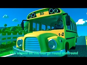 Wheels on the Bus | Sing-Along with Fun Animations