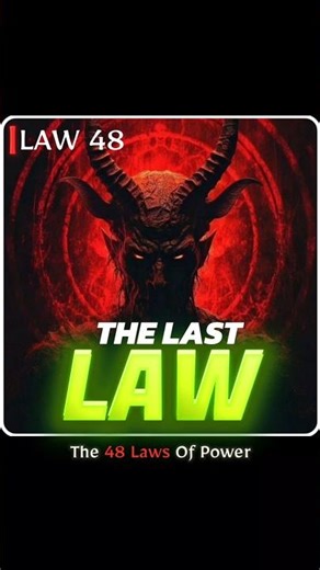 Law 48: The Last Law Of 48 Laws Of Power - #psychology #48lawsofpower #Law48