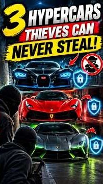 3 Hypercars Thieves Can NEVER Steal! 😳