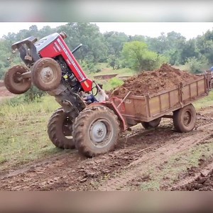 These small tractors are attempting to pull crazy loads and crazy wheelies 🤯"Thanks to @yashkurrey | Supercar Blondie