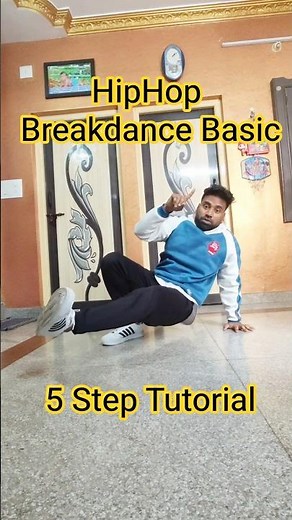 🔥HipHop Breakdance Basic 5 Step Tutorial | Learn Cool Move in 60 Seconds 💥