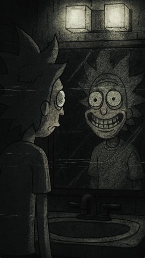 The Mirror Lagged… Then It Smiled 😨 #scary #horrormovies #terrifyingtales #creepy #horrorfiction #fy