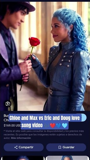 Chloe and Max vs Eric and Doug #descendants 5 vs descendants 1 love song video 🎶❤️💙🩵💕