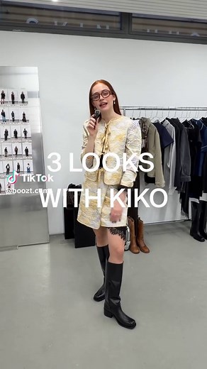 3 looks with @elisabethkiko 😍 Shop all of them online at boozt.com! @wearembym@7days_active@billibicph@helmstedt_@edbladofficial@pilgrimjewellery@hviskofficial