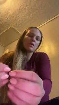 Braiding your hair asmr