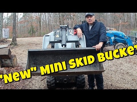 Tractor Bucket on a Mini Skid Steer (Easy Mod)
