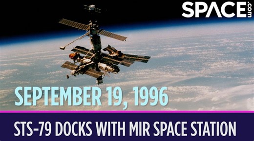 OTD in Space - Sept. 19: STS-79 Docks with Mir Space Station