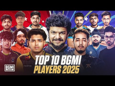 Top 10 BGMI Player 2025 ft. Jonathan, Punk, Spower And Admino