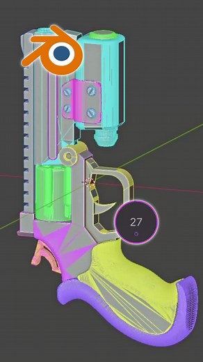 Instant Quad Topology in Blender! 🚀 One-Click Remesh Trick #3dmodeling #cgi #blender #blender3d #3dmodel #3dart #3dartist #tutorial #free
