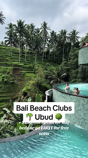 Looking for fun activities or things to do in Ubud? Jungle clubs are unique to Ubud Bali & are a must visit! #bali #ubud #ubudbali #ubudrecommendations #explorebali #balirecommendation #balithingstodo #beachclubbali #balibeachclub #ubudrestaurant