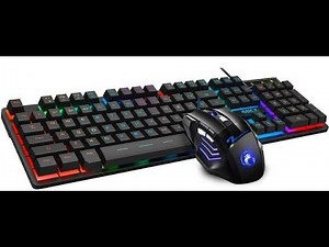 iMICE AN-300 Gaming Keyboard and Mouse Combo UNBOXING