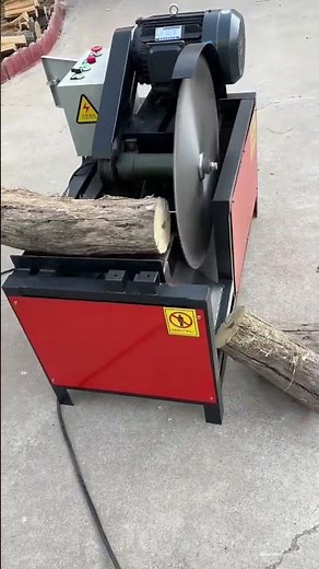 Good procces cutting wood by machine