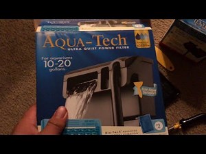 How to install aquatic filter 10 - 20 gal Review!!!