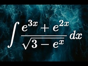 integral of (e^(3x)+e^(2x))/sqrt(3-e^x)