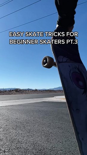 Easy skate tricks for beginner skaters pt. 3! #skate #skateboarding | skate boarding