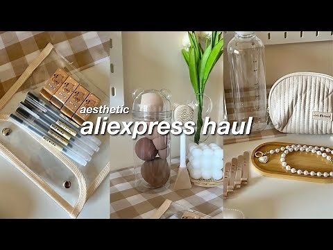an aesthetic aliexpress haul 🌿 | useful items, stationery etc.