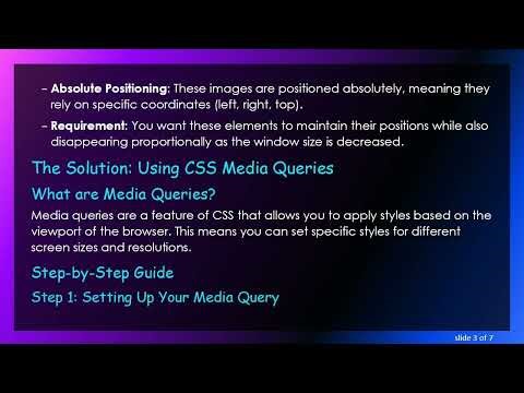 How to Make Elements Disappear While Resizing Your Window