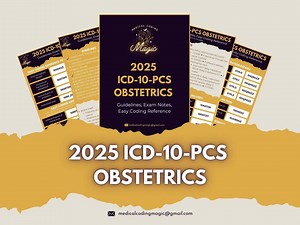2025 ICD-10-PCS Obstetrics Cheat Sheet: Medical Coding Study Guide (digital Download) - Etsy