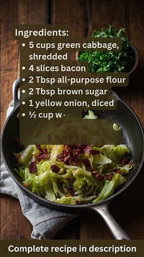 Sweet and Sour Cabbage Recipe by What Shall I Cook