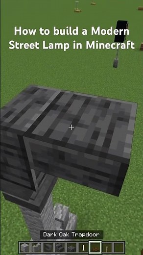 How to build a Modern Street Lamp in Minecraft #minecraft #tutorial #starforge #gaming #shorts